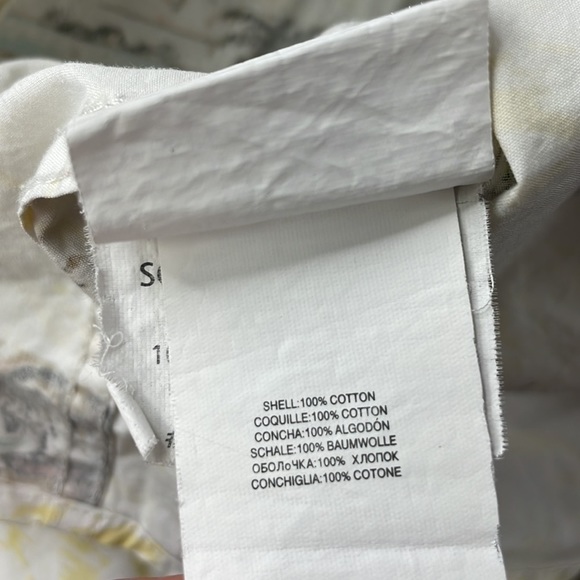 Etnies Men’s White Yellow Hawaiian Tropical Button Up Collared Short Shirt sz XL - Picture 10 of 10